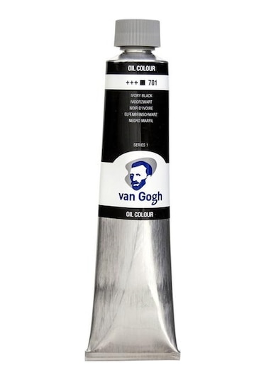 Talens Van Gogh Yağlı Boya 200 ML 701 Ivory Black