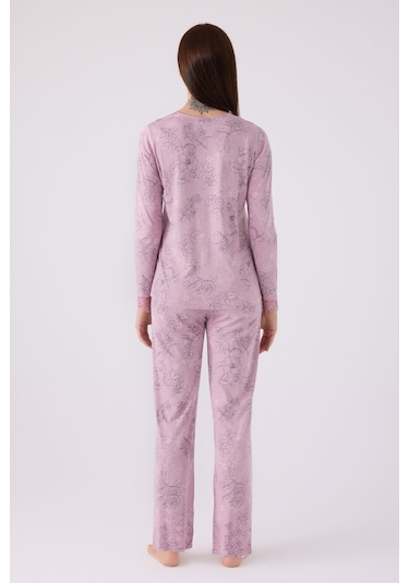 Pierre Cardin Kadın Mor Pijama Takımı Pc8874-s-v1 Mor