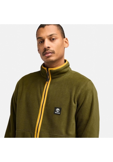 Timberland Full Zip Erkek Fleece Polar Tb0a62ey3021 Yeşil