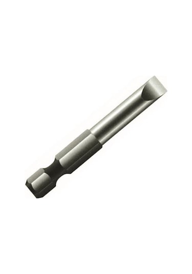 LEO SL 5.5x0.8 50mm ¼’’ S2 Kalite Mıknatıslı Bits Düz Matkap Ucu Tornavida Ucu 25 Adet