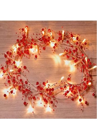 Kl-05 Dekoratif Kokina Led Işık Kırmzı