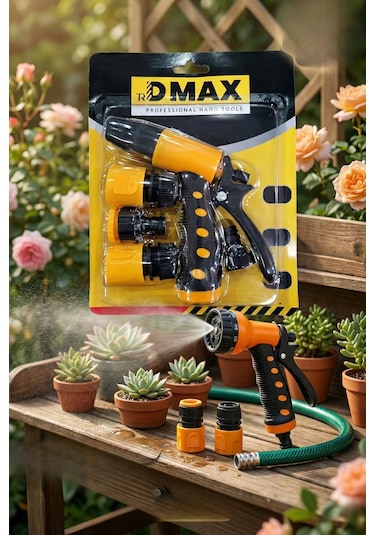 Dmax 2 Fonksiyonlu 5 Parça Sulama Tabanca Seti