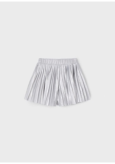 Mayoral Kız Çocuk Pileli Etek Pantolon Gri