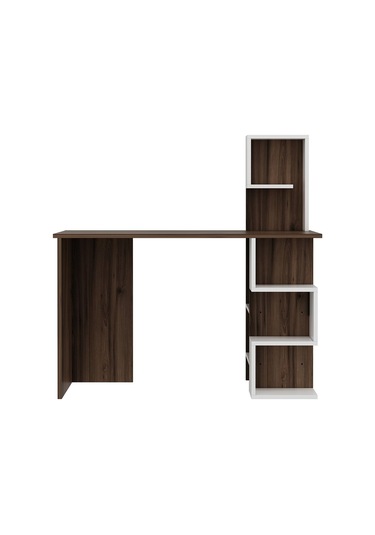 Twist Çalışma Masası - Ceviz / Beyaz Ceviz / Beyaz Beyaz - Ceviz