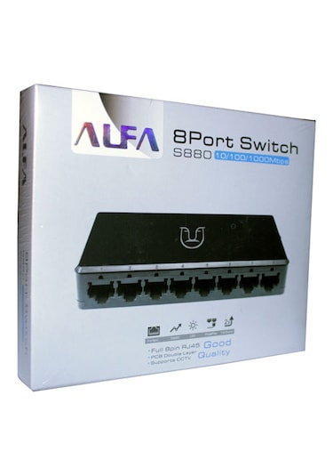Alfanet S880 8 Port Gigabit Switch