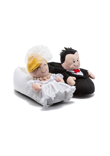 Gelin-damat Kadın Panduf Siyah-beyaz 36/41 Siyah/beyaz