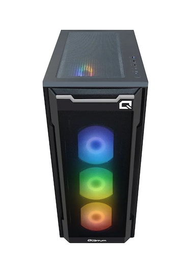 Quantum Gaming Snapfire Dark Gray 650w Power 4 Fanlı Mesh Bilgisayar Kasası