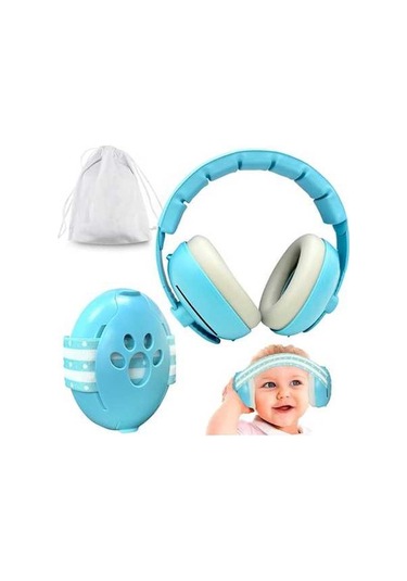 Didadodo Güneş Gülümseme Bebek Kulaklığı, Gürültü Koruması, 0-2 Yaş, Güvenli