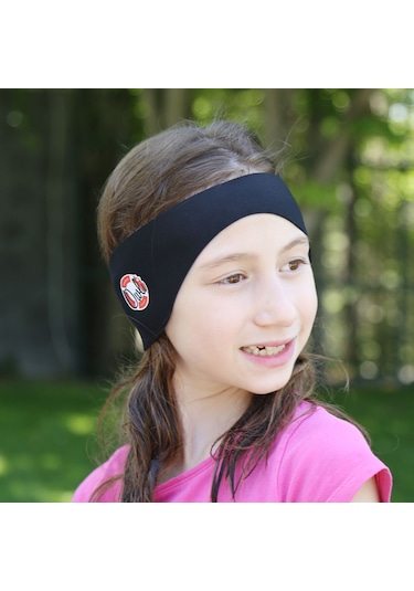 Owli Swimwarm Kulak Koruyucu Çocuk Siyah-Siyah