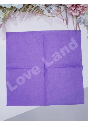 Love Land Doğum Günü Kutlaması İçin Kağıt Mendil 32 Adet 159992015 Violet