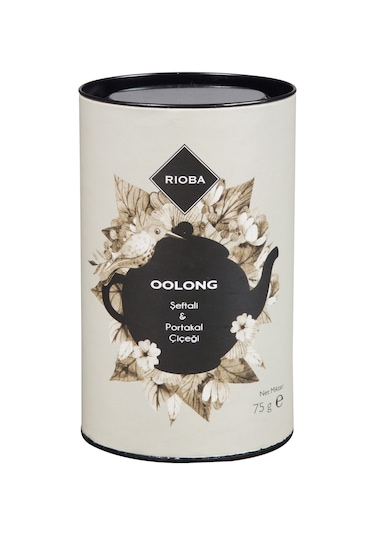 Rioba Oolong Çayı Şeftali & Portakal Çiçeği Karışımı Bitki Çayı 75 G
