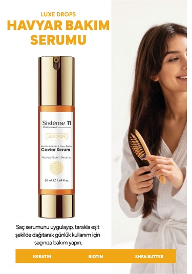 Sisteme 11 Havyar Saç Bakım Serum 50 Ml