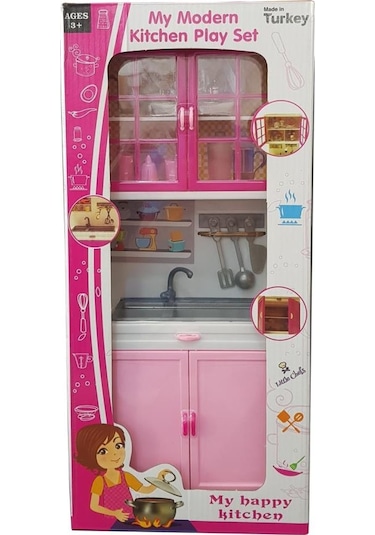Oydaş 02302 Lavabo My Happy Kıtchen Aksesuarlı Oyuncak Mutfak Se