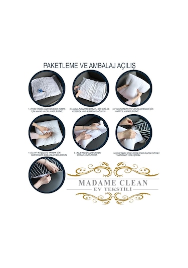 Silikon Dolgulu Yastık - Soft Yastık - 2 Adet Yastık 650 Gr