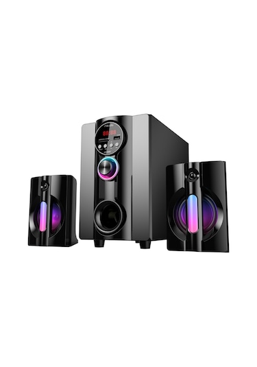Mikado Md-95bt 2+1 20w Siyah Multimedya Fm/bt/sd/usb Speaker Hoparlör