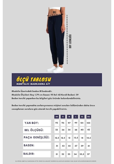 Kadın Siyah-antrasit Pamuklu Kalın Paçası Lastikli Yüksek Bel Rahat Jogger 2'li Eşofman Altı 001