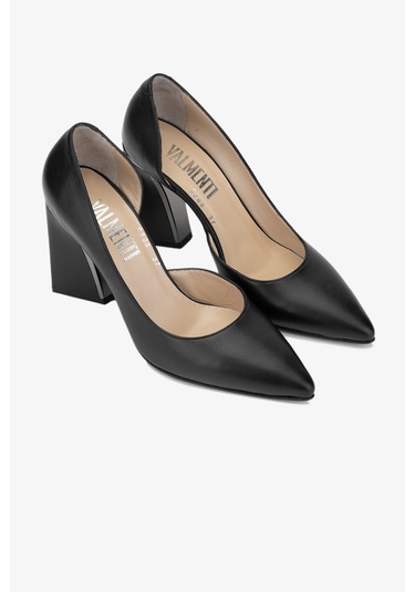 Valmenti Avıorkadın Siyah Hakiki Deri Topuklu Ayakkabı 33 9200y Bn Ayk Y24 Siyah