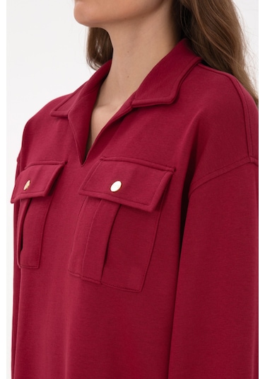 U.s. Polo Assn. Kadın Elbise Örme 50318191-vr104 Koyu Frambuaz/dark Raspberry