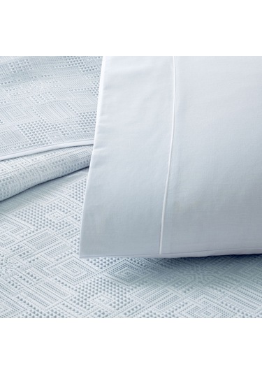 Taç Jakar Vıgnes Çift Kişilik Pike Takımı Mavi 000000001000050040 Mavi