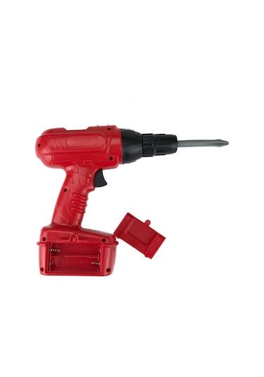 Helper 8 Parça Pilli Matkap Vidalama Tamir Seti Kırmızı Matkap Eğ