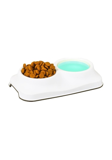 Pet Plastart PT-260 İkili Kedi Mama Kabı 2 x 400 ML
