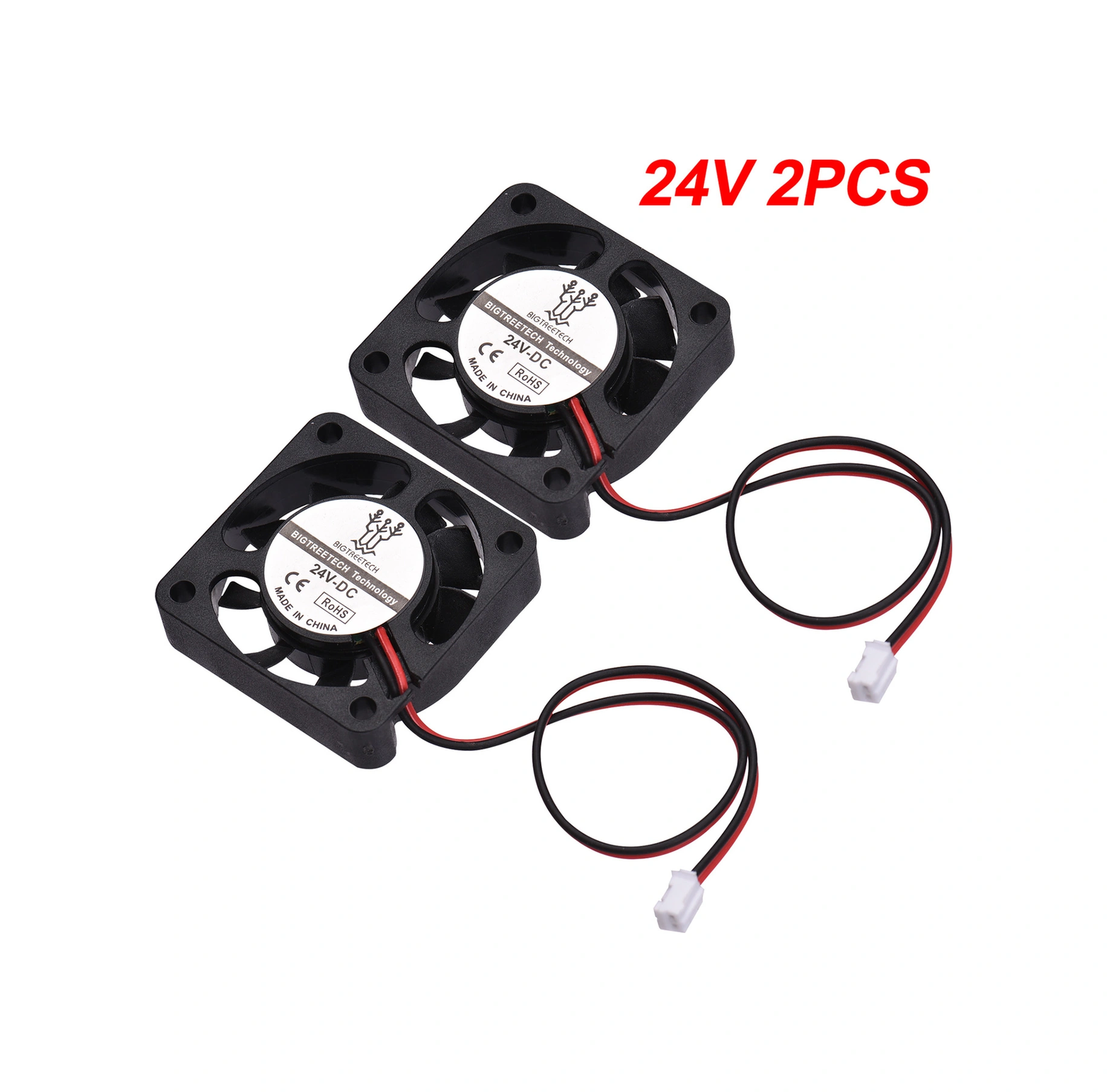 Neevoyu Bıgtreetech 2 Adet 40x40x10mm Soğutma Fanı 24v, Elektronik Cihazlar İçin Hızlı Soğutma