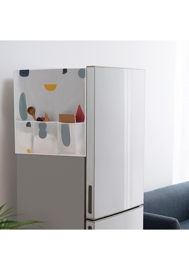 Yaozixa Peva Materyal Ev Aletleri Koruması Buzdolabı, Çamaşır Makinesi, Mikrodalga - 3 Cepli, Su Geçirmez, Dekoratif 130x54cm Çok Renkli