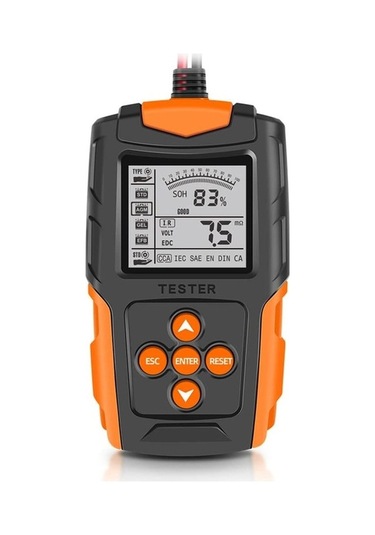 Tongxida 12v/24v Araba Akü Test Cihazı Lcd Dijital Pil Analizörü Araba Şarj Teşhis Aracı Soh Soc Cca Ir Ölçümü Araba Kamyon M