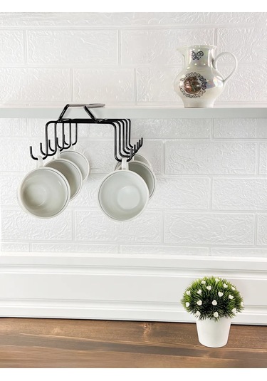 İlwi Mutfak İçin Asılı Bardak Ve Kupa Tutucu. 349099614 Siyah