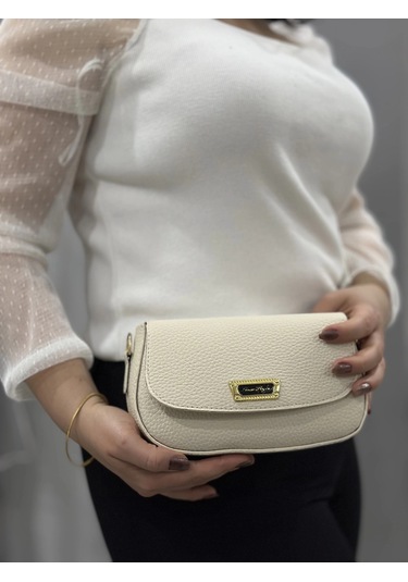 Biçomi Krem Cilt Jessi Çanta Krem