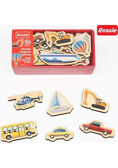 Rossie Mıknatıslı Ahşap Araçlar