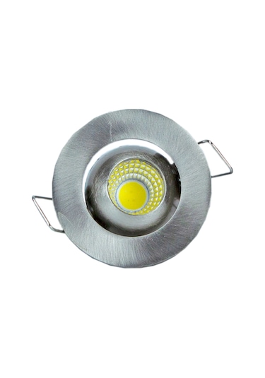 Fujika 1W 220V 3000K Sıva Altı Led Spot Gri