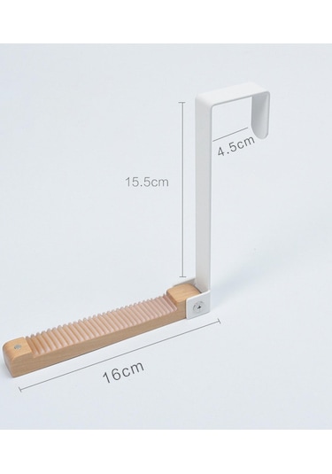 Suntek Üzerinde Katlanabilir Portatif Kapı Kancası Beyaz Çok Renkli
