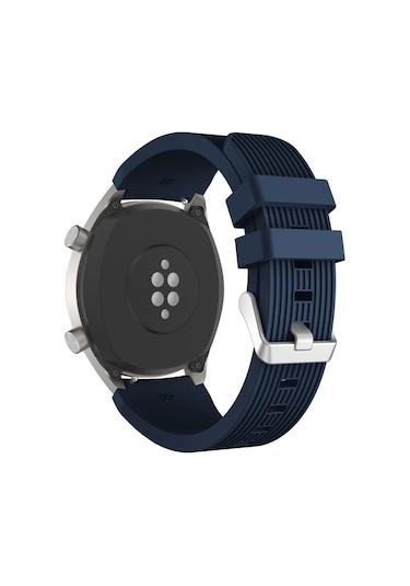 Samsung Galaxy Watch 46Mm Sm-R800 Kordon Kayış Delux Silikon Bhs3