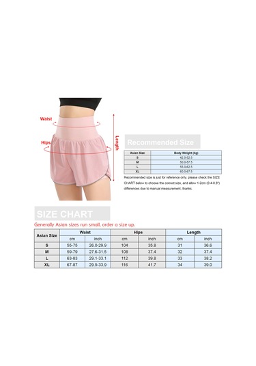 Gajeena Kadın Spor Şortu - Yüksek Bel, Nefes Alabilen Mesh, Yoga Ve Koşu İçin Pembe