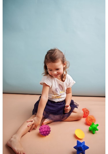 Hugamama Sensory Duyusal Bebek Topları: 6'lı Set