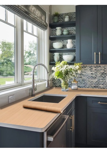 Stankoinstrument İ Osnastka Kendinden Yapışkanlı Ahşap Desenli Mat Mobilya Filmi 8 Metre 282302194