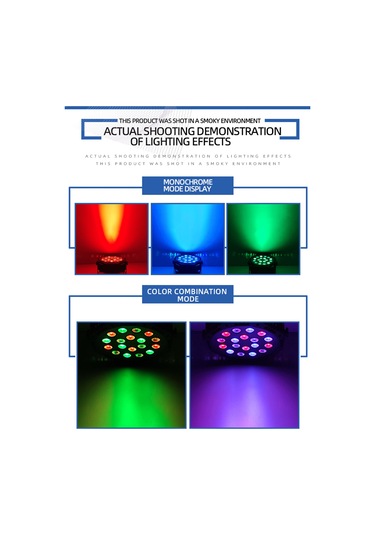 A C100-240v 22-23w 36 Led Par Işık Sahne Lambası Aydınlatma Renk Diğer