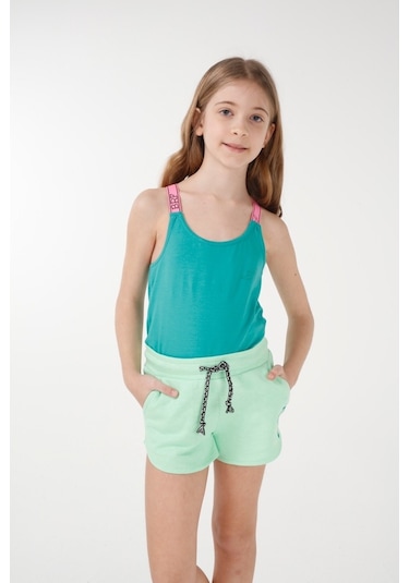 Brz Kids Kız Çocuk Şort Yeşil