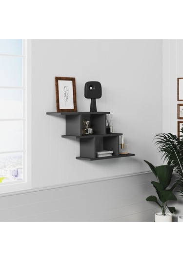 Funda Duvar Rafı Antrasit