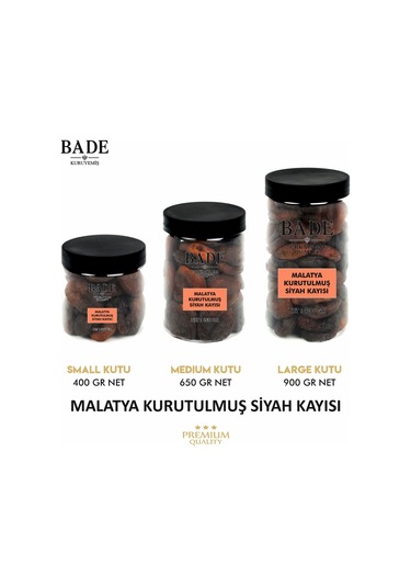 Siyah Kayısı Kurusu Malatya Jumbo İri Boy 650 Gr. 650 G