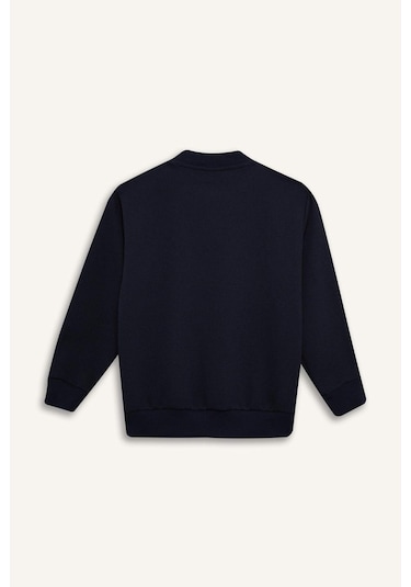 DeFacto Erkek Çocuk Kolej Yaka Fermuarlı Bomber Hırka D2803A825SPNV253