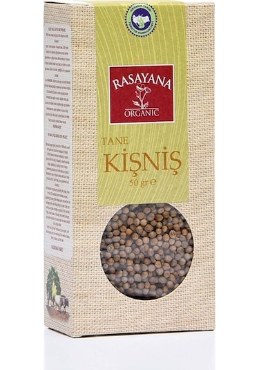 Rasayana Organik Tane Kişniş 50 G
