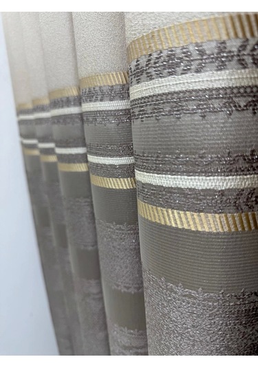 Nivemeshome Urla V-5202 Vizon 1/3 Sık Pileli Fon Perde Apm Çok Renkli