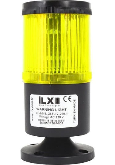 İlx İl-xdb-tk7-22s ,220vac 90db Döner Sarı Tepe Lamba