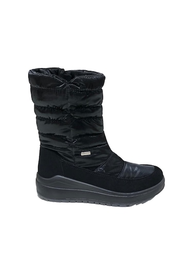 Bot Kadın Diğer 6334 7j Jacalu Textile Upper And Synt Leather-pu Sole Black Siyah