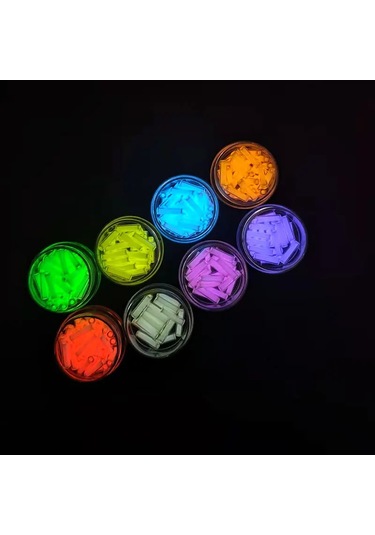 25 Yıllık Parlak Tüp Kendi Kendine Parlak Şişe Edc Kendi Kendine Parlak Işaretçi Pink 2x6mm 1 Piece Set