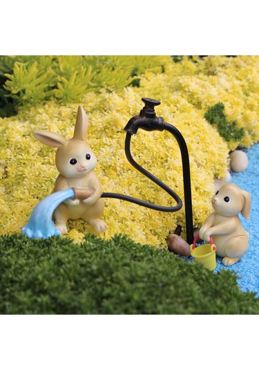 Suntek Paskalya Tavşanı Minyatür Figürleri Reçine Küçük