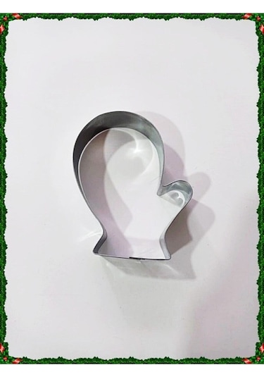 Yılbaşı Eldiven Figürlü Kurabiye Kalıbı Metal Kopat Goldcakes