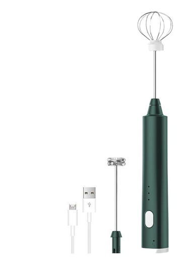 El Tipi Otomatik Elektrikli Yumurta Çırpıcı Karıştırıcı-yeşil 05 Koyu Yeşil